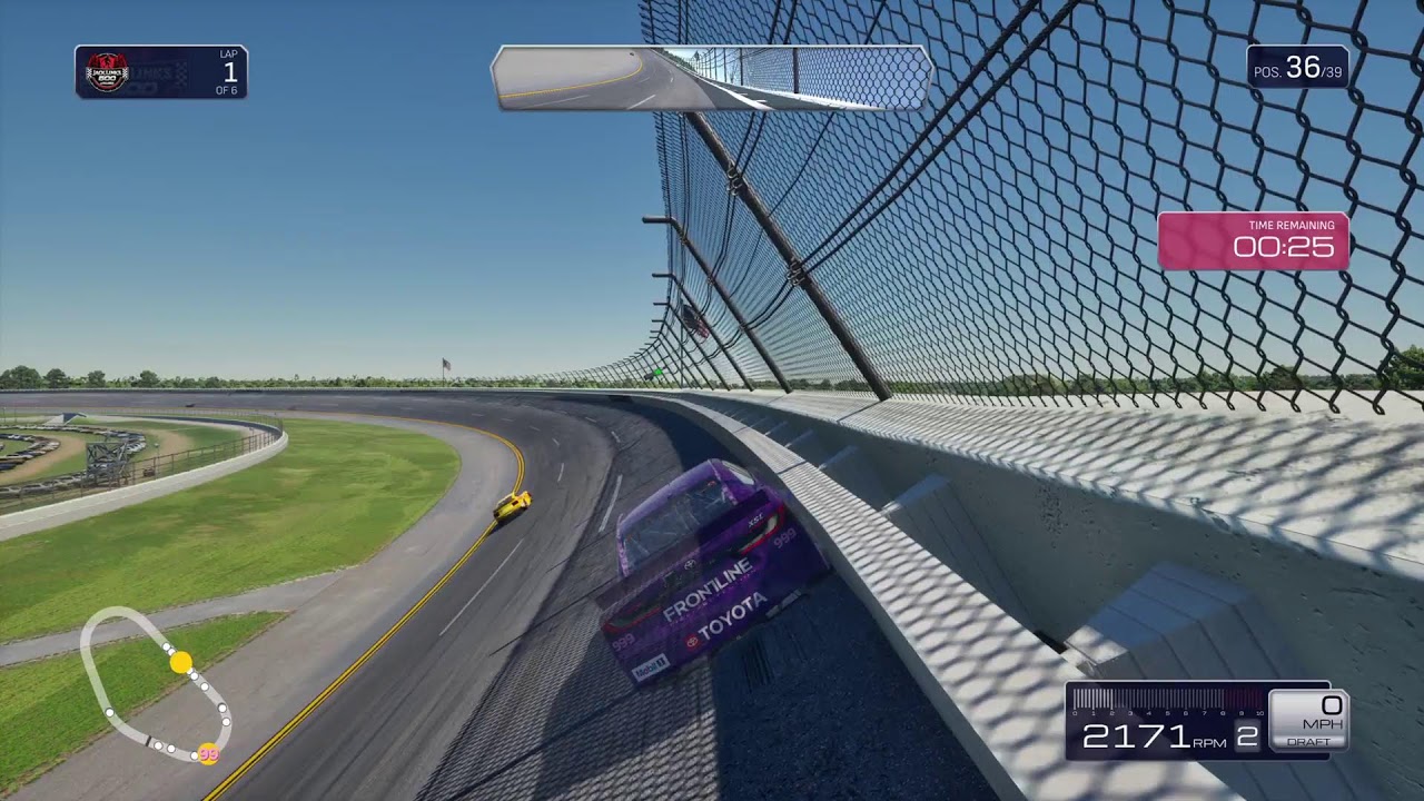 Nascar 25  Tallladega chaos class C