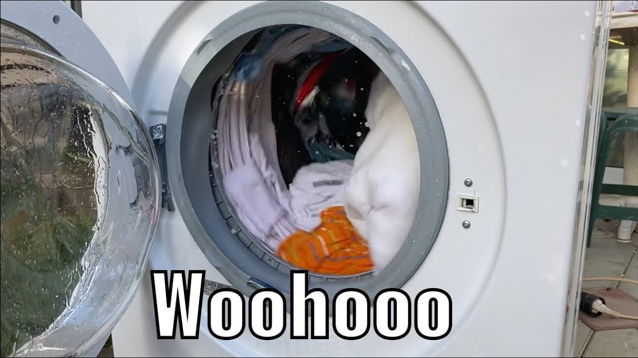 Stress test: Throwing WET clothes at 1200rpm in Gorenje washing machine