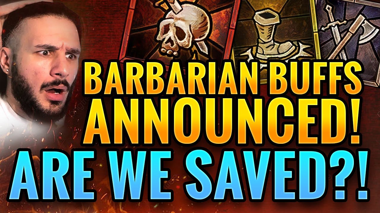 Barbarian Buffs for Season 1 I Diablo 4