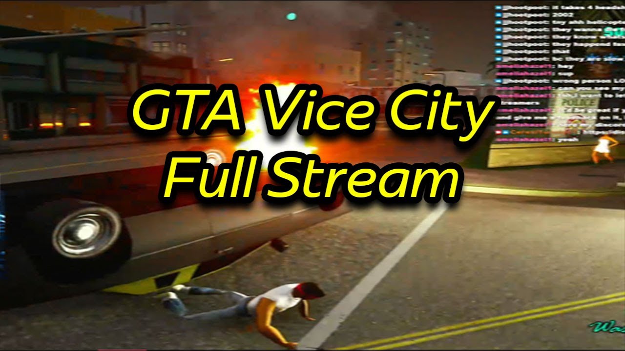 GTA Vice City Playthrough (FULL TWITCH STREAM)