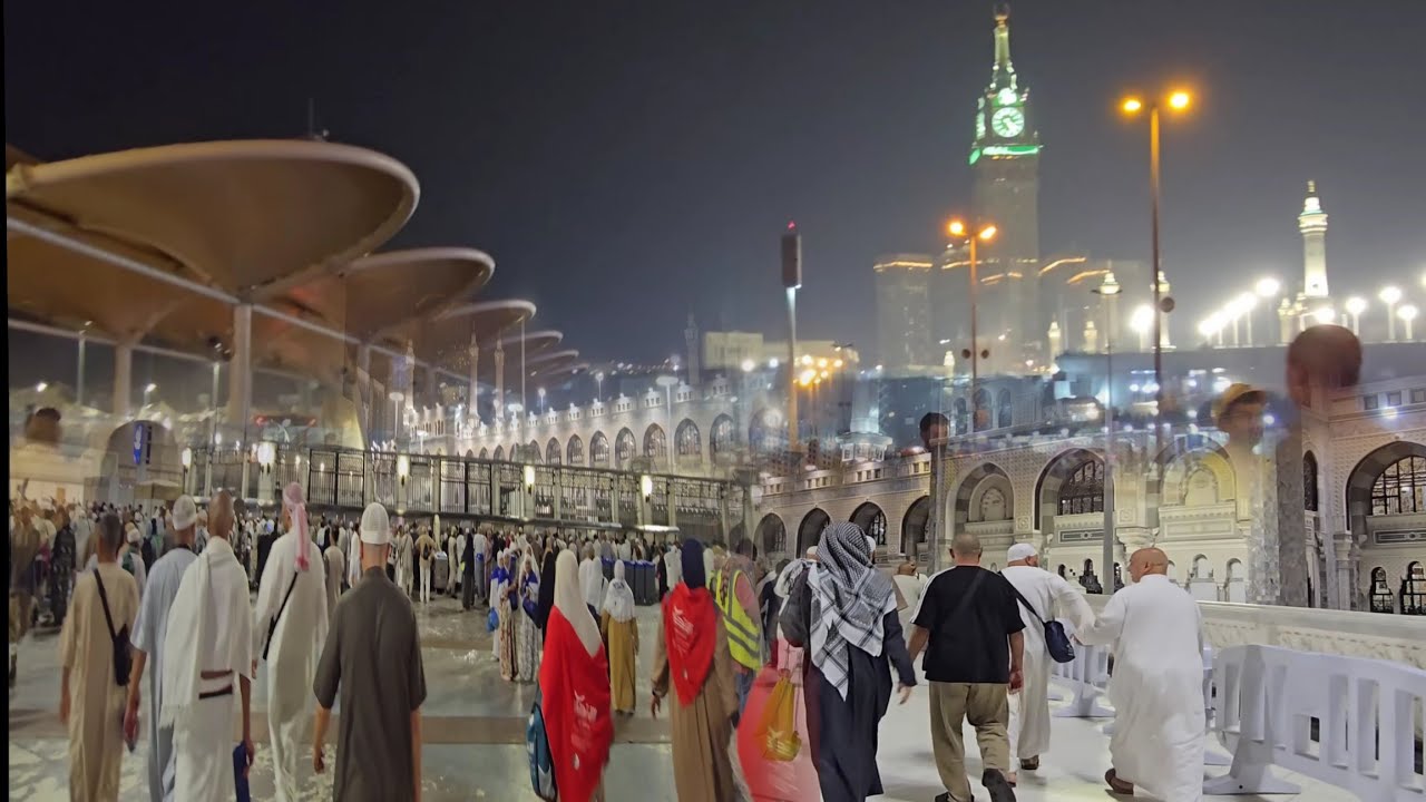 أجواء فجرية ممتعة في المسجد الحرام شاهدها معي