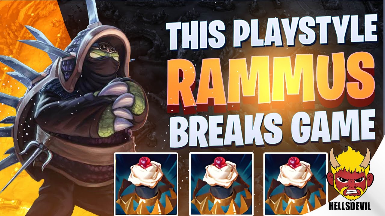 WILD RIFT | THIS RAMMUS PLAYSTYLE BREAKS THE GAME! | Challenger Rammus Gameplay | Guide & Build