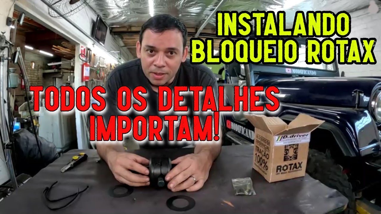ISSO NINGUÉM MOSTRA!  PASSO A PASSO DA INSTALAÇÃO BLOQUEIO DE DIFERENCIAL ROTAX - PASSO 1