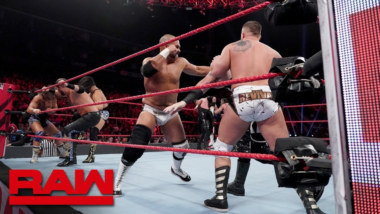 Командная битва в режиме Tag Team Battle Royal &mdash; победитель Captains Raw Tag Division Survivor Se...