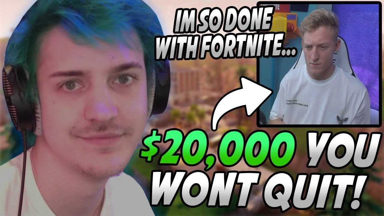 Ninja CALLS OUT Tfue & Pro Players After They THREATEN To Quit Because Of Season 9! ($20,000 Bet)
