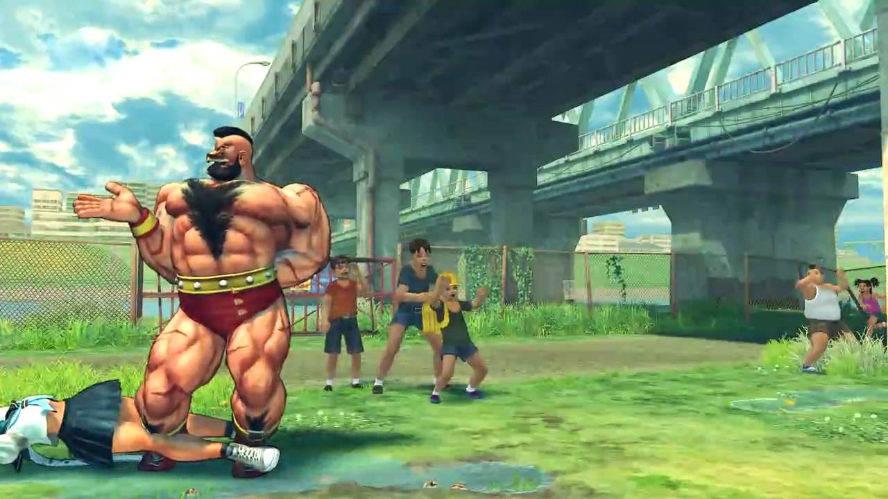 SF4 Moves Swap - Zangief & Sakura [720p HD]