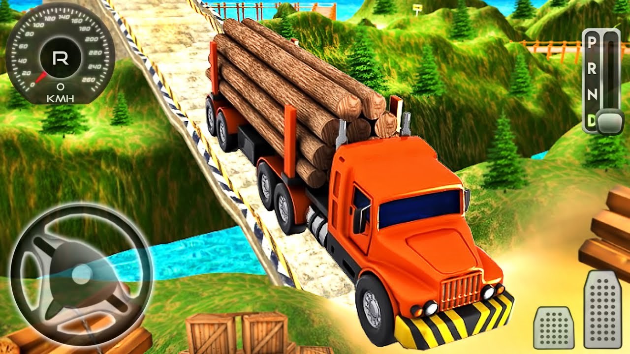 Heavy Cargo Truck Driver - Offroad Mountain Driving Simulator - Android GamePlay