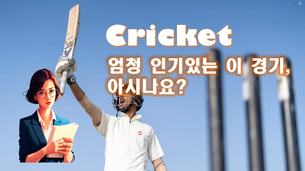 🏏 우리에겐 낯선 🤔 하지만 세계적 인기 스포츠! 🌍 크리켓🔥 (YouTube #87)