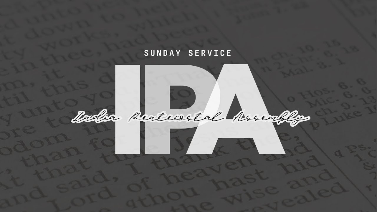 IPA // Sunday Service// 3-8-26