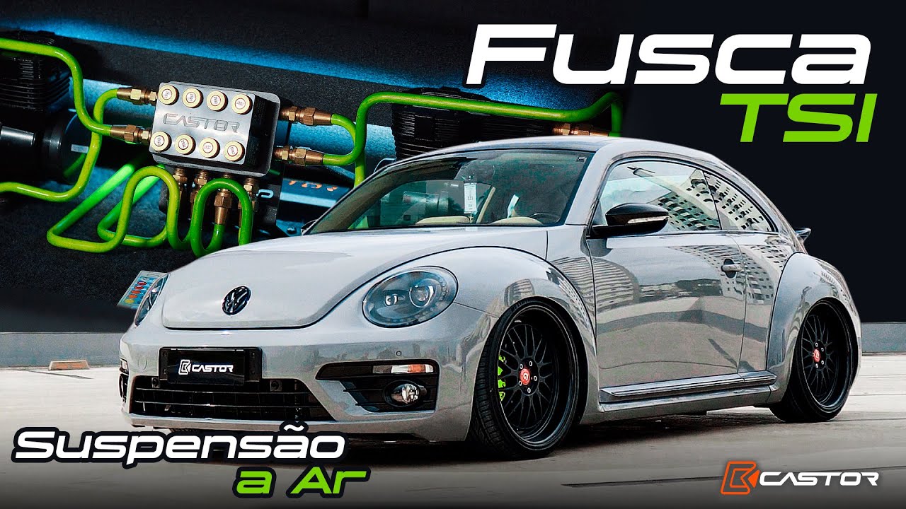 SUSPENSÃO A AR NO FUSCA TSI + LEDTANK