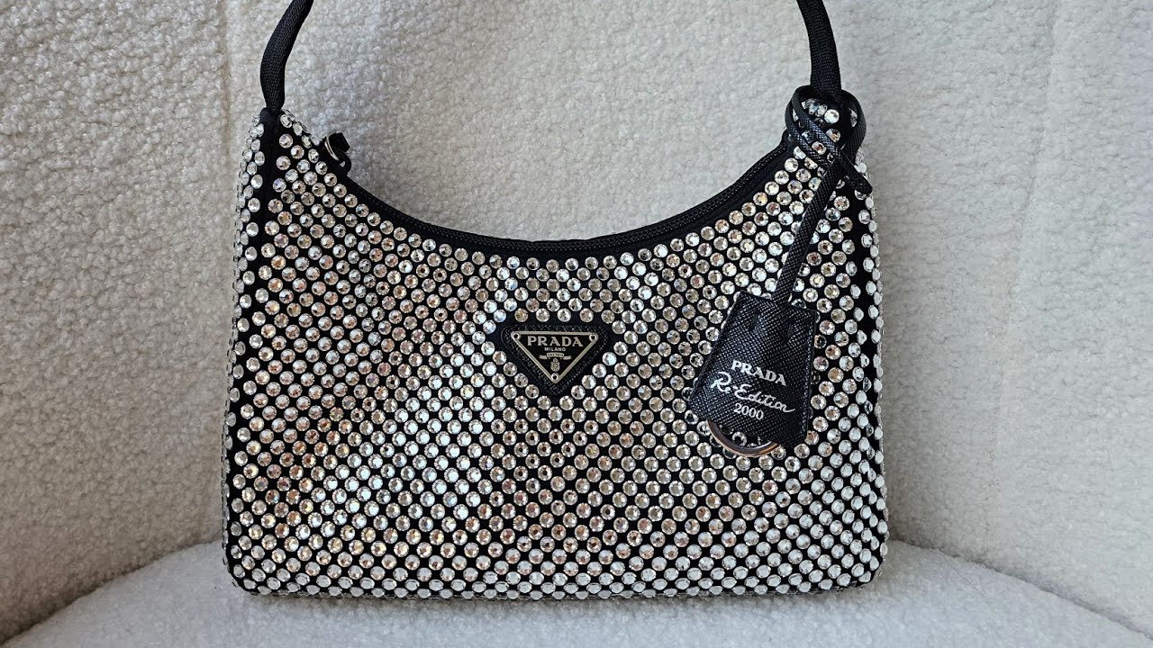 PRADA SATIN CRYSTAL BAG ✨️ | Your Ultimate Dinner Bag 💫