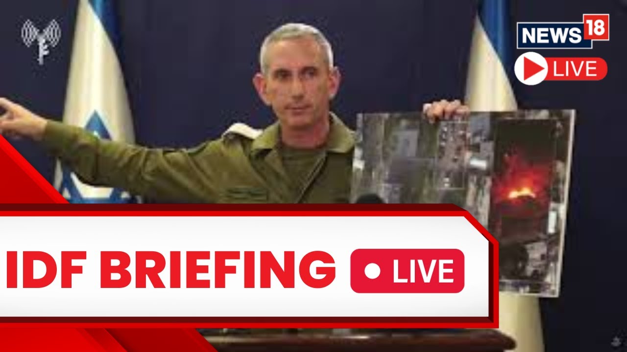 Israel Vs Hamas Today | IDF Briefing On Invasion Of Gaza Live | Israel Vs Palestine Conflict | N18L