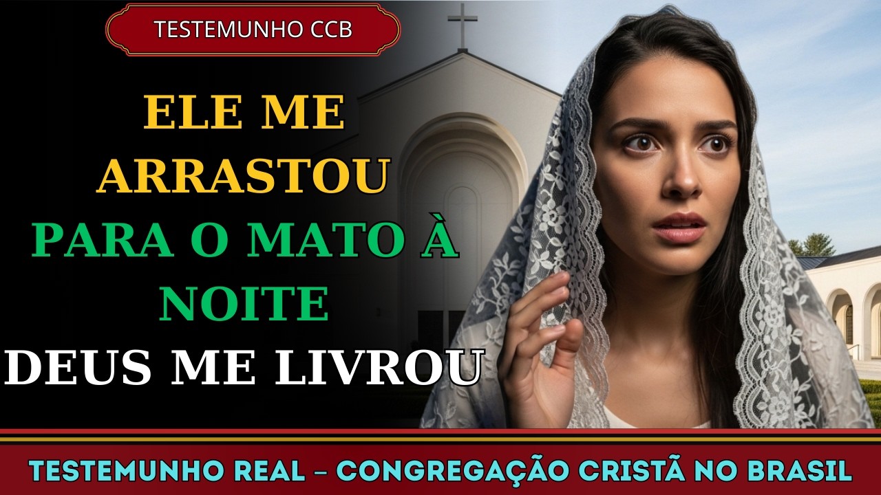 TESTEMUNHO CCB – FUI ARRASTADA PARA O MEIO DO MATO… MAS ALGO FEZ O HOMEM FUGIR DE REPENTE