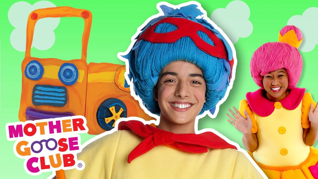 The Wheels on the Bus + More | Mother Goose Club Nursery Rhymes