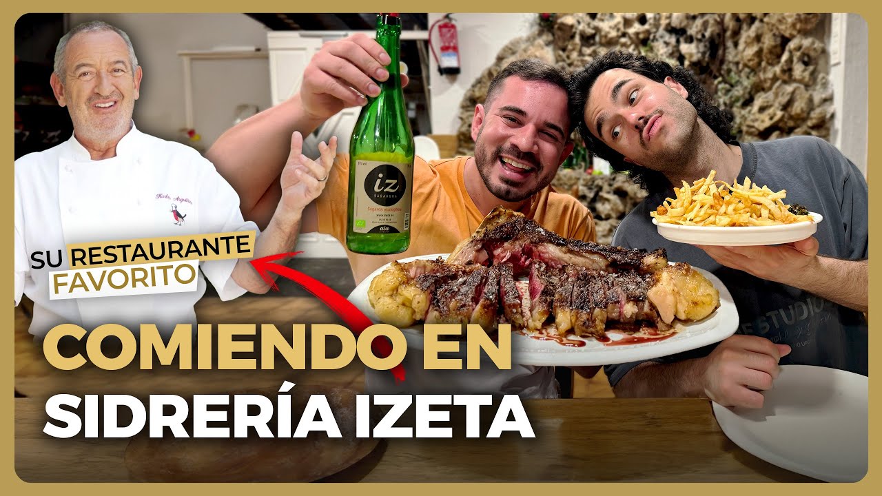¡Probando el RESTAURANTE FAVORITO de KARLOS ARGUIÑANO! con PELDANYOS