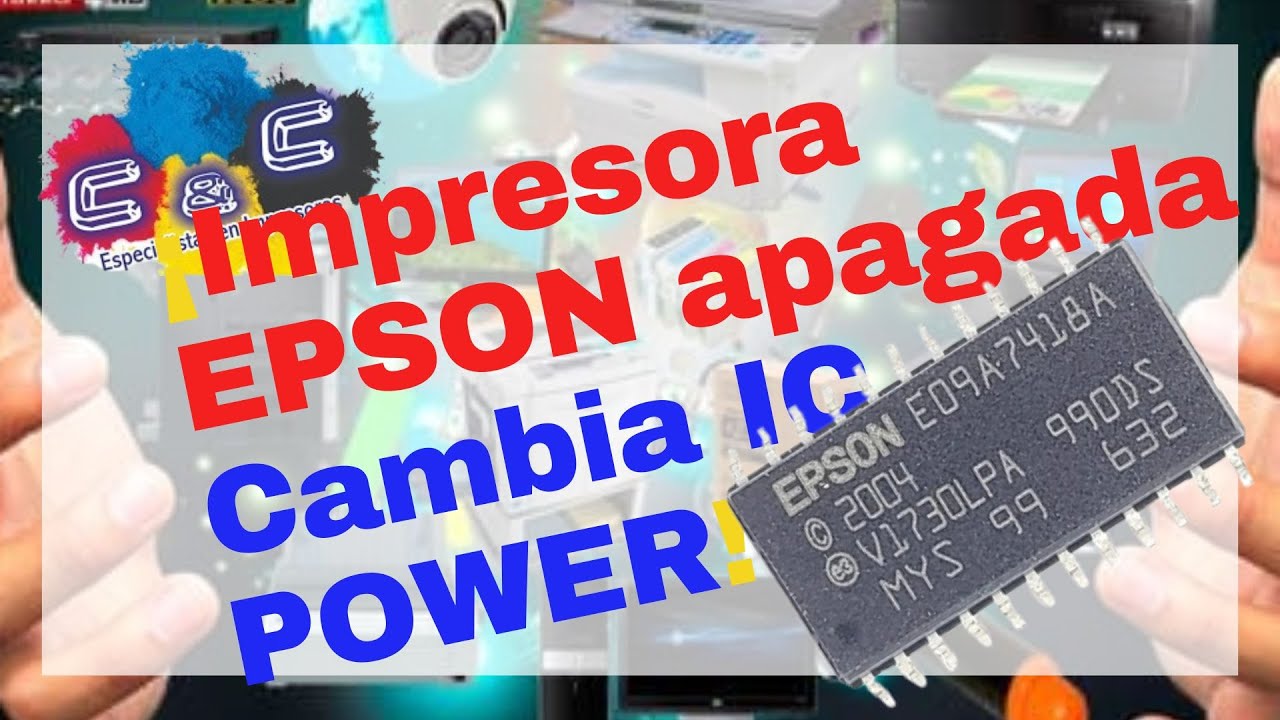 Impresora EPSON apagada,  No Enciendo. Imprime en BLANCO. Luces parpadean