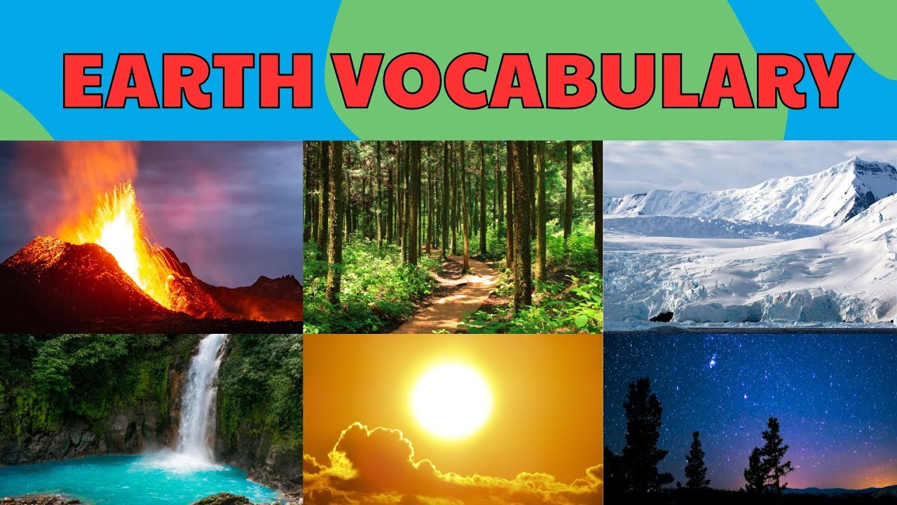 Earth Vocabulary for Kids 🌍 | Learn Nature Words