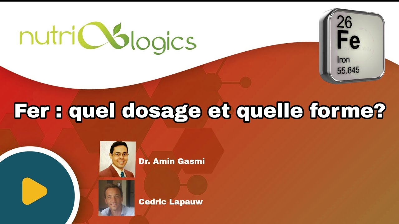 Meilleure forme et dosage optimal du fer en supplémentation