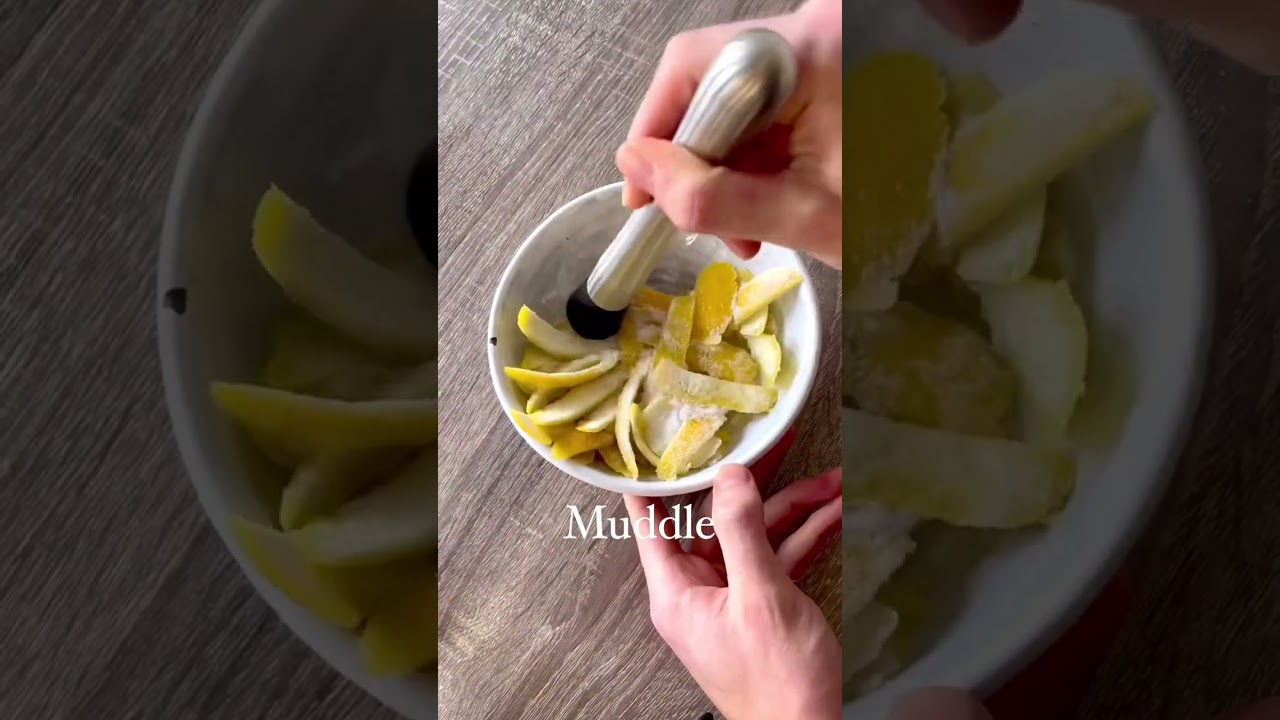 Sustainable Citrus Cocktail Syrup