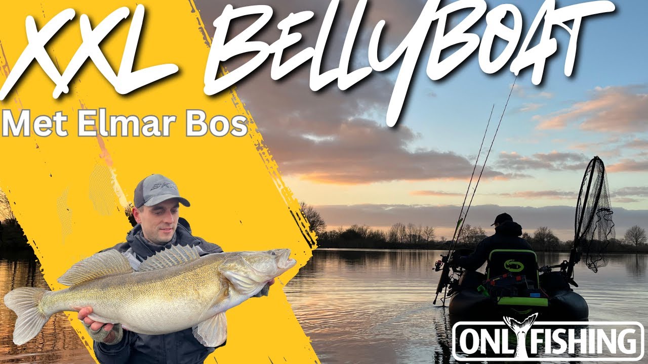 Bellyboaten op een rivierplas met fantastische vangsten.
