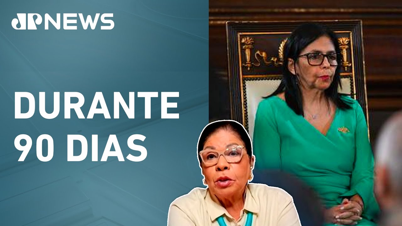 Delcy Rodríguez toma posse como presidente interina da Venezuela; Dora Kramer comenta
