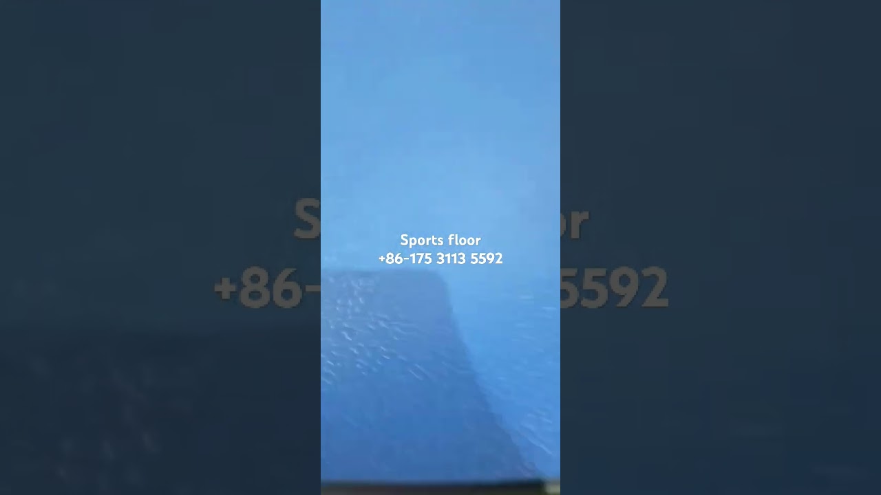 PVC vinyl sports floor