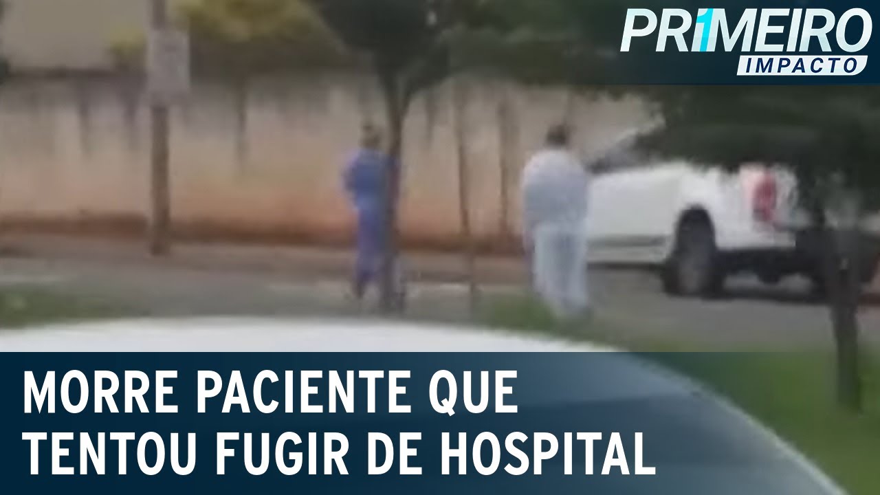 Morre paciente com Covid-19 que tentou fugir de hospital | Primeiro Impacto (30/03/21)