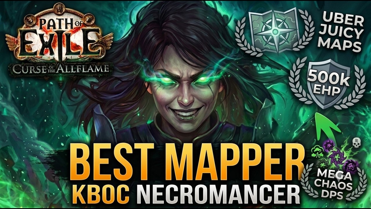 POE 3.29 &mdash; ЛУЧший билд для карт: Некромант через Kinetic Blast (300к эффективного здоровья и скор...