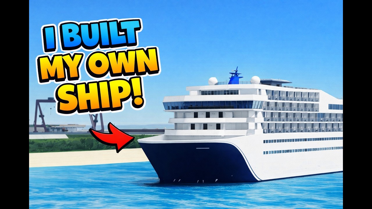 I built my own CRUISE SHIP in Cruise Line Tycoon! (ROBLOX) PART 1