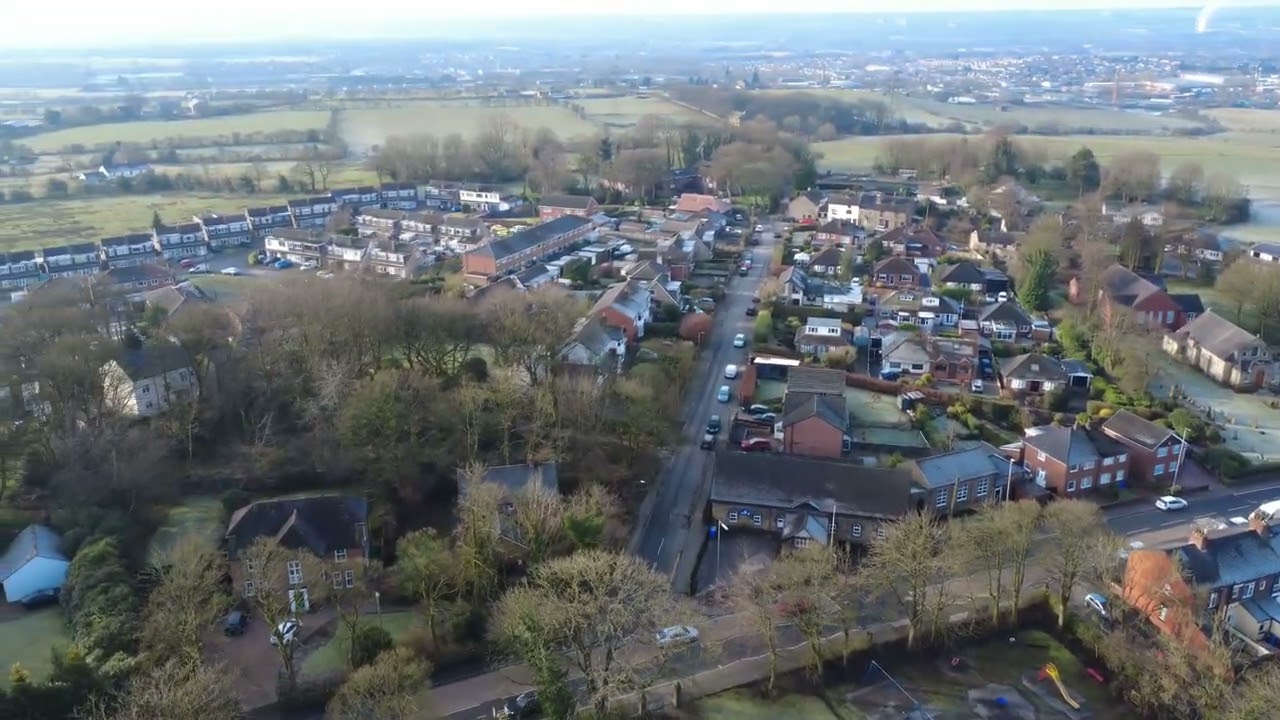 DJI MINI 4K DRONE FOOTAGE AINSWORTH VILLAGE NEAR BURY AND BOLTON