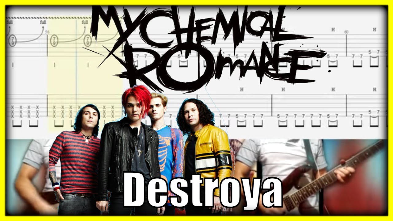 My Chemical Romance DESTROYA Guitar Cover With Tab