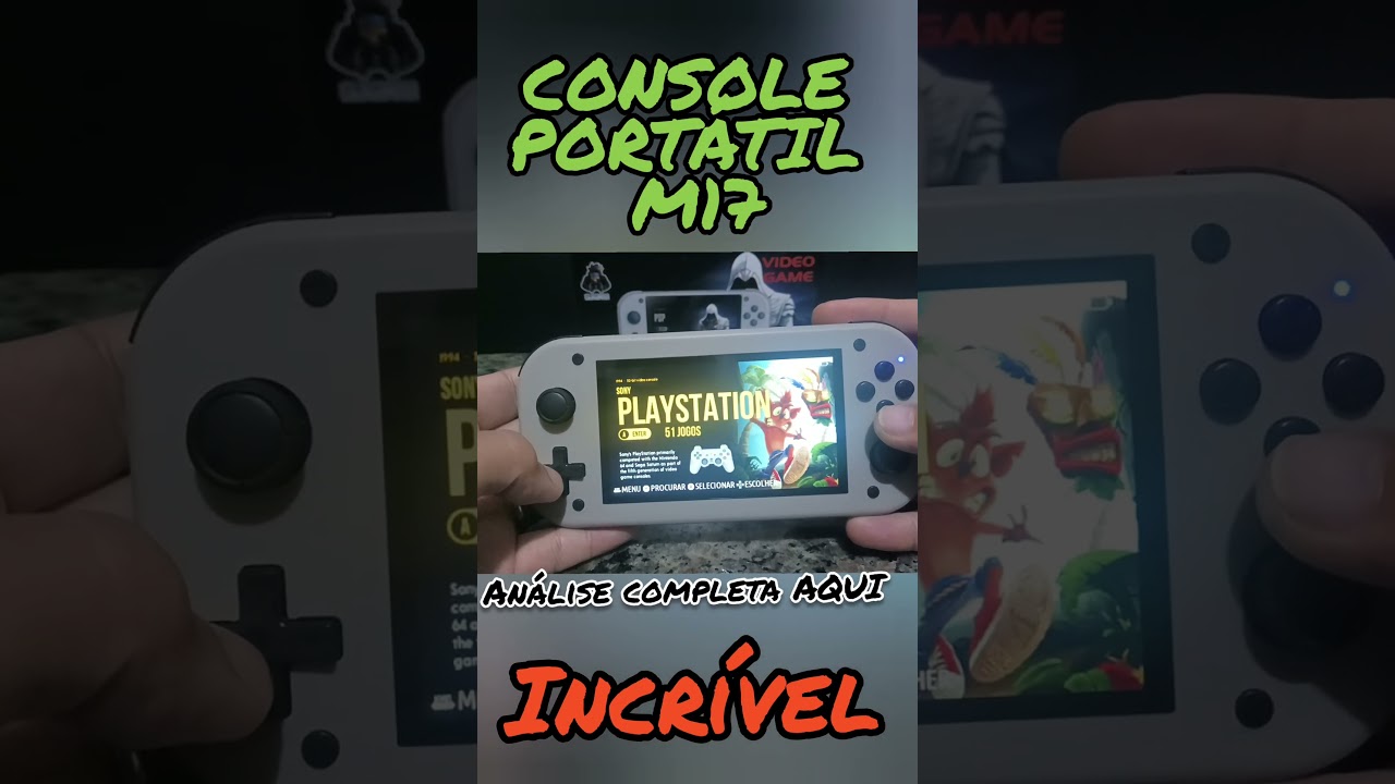 CONSOLE PORT&Aacute;TIL POTENTE #tec #technews #r36s #retrogaming #nostalgia #geek #minegame #console #M17
