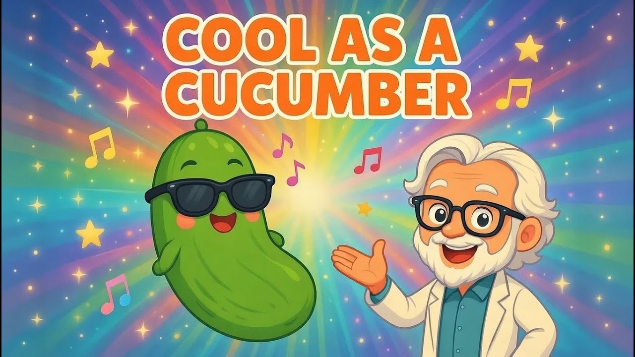 Cool As A Cucumber  🥒 |  Fun Idiom Song for Kids Learning English (#11)