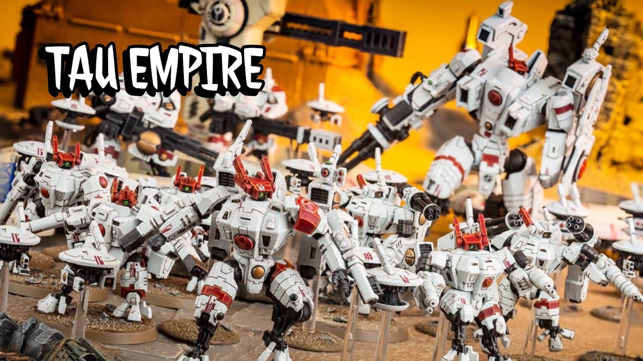 TAU EMPIRE — Обзор модельного ряда Империи Тау WARHAMMER 40000