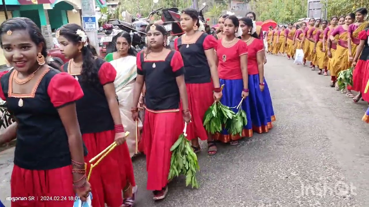 മലയാലപ്പുഴ ഒൻപതാം തിരുത്സവ വിളംബര കോഷയാത്ര 2024 @🙏🏻