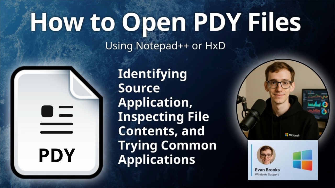 Как открыть файлы PDY (редкий формат)
