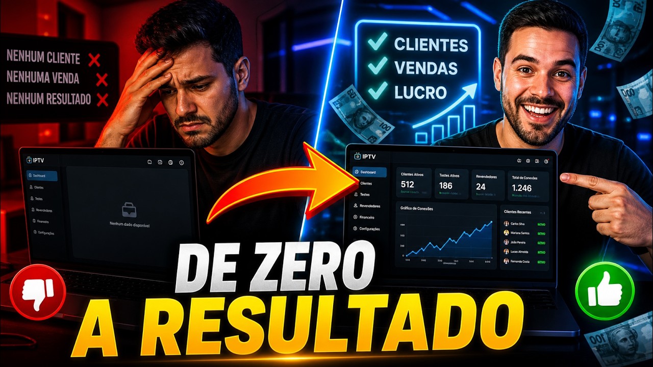 🚀 Comece do Zero e Fa&ccedil;a Dinheiro com IPTV (Passo a Passo)