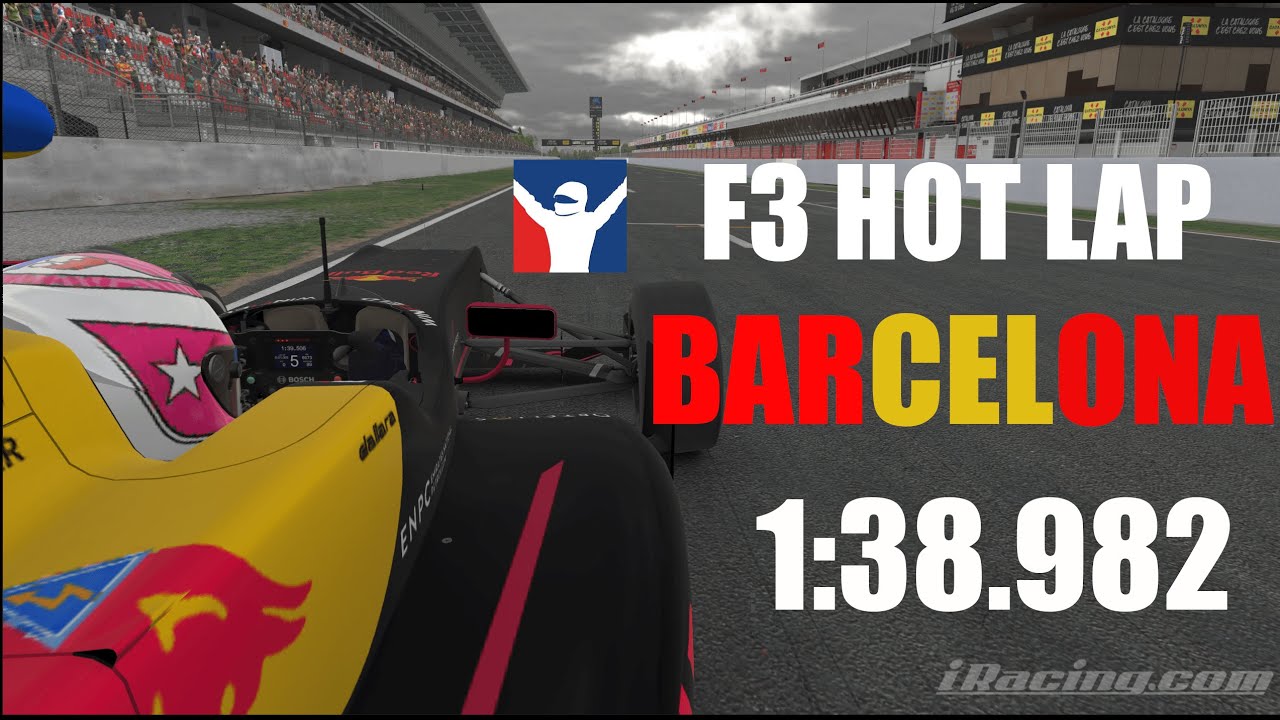 Iracing F3 Hot lap at Barcelona GP fixed