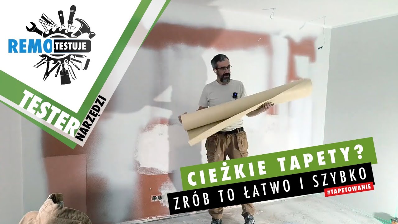 Montaż tapety typu ciężkiego Vescom