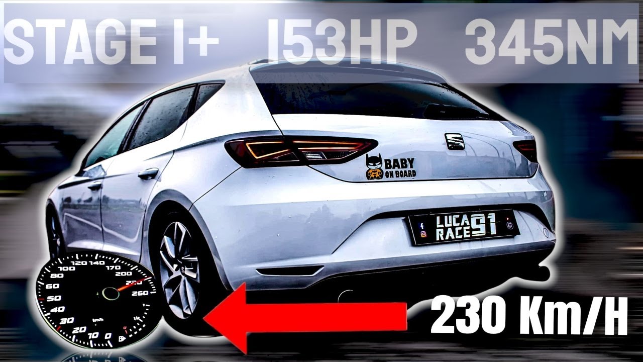 SEAT LEON STAGE 1+ !!! 153hp + 345nm