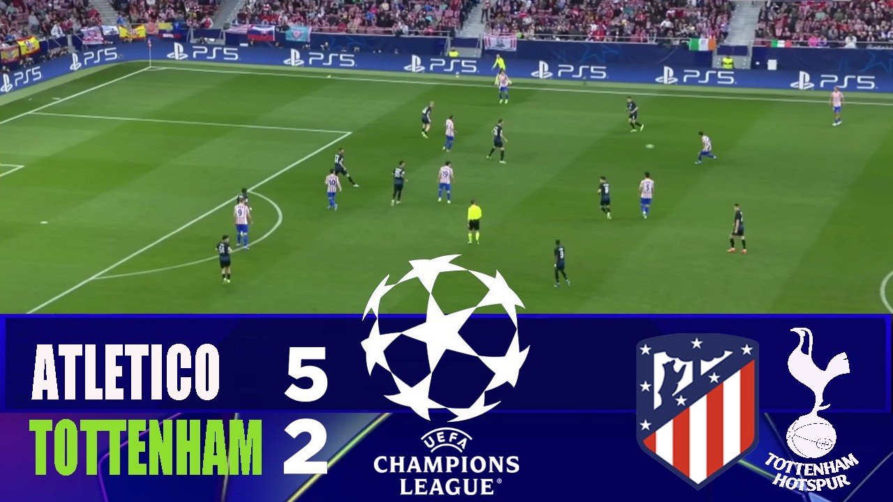 ATLETICO MADRID vs TOTTENHAM 5-2 | 2026 Champions League | Match Highlights