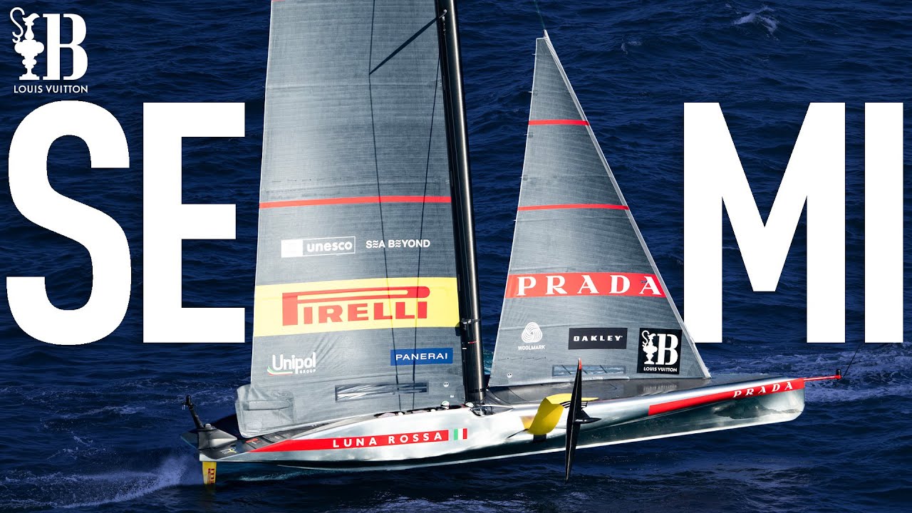 ALL RACES | 🇮🇹 Luna Rossa Prada Pirelli vs NYYC American Magic 🇺🇸 | Louis Vuitton Cup - Semi-Finals
