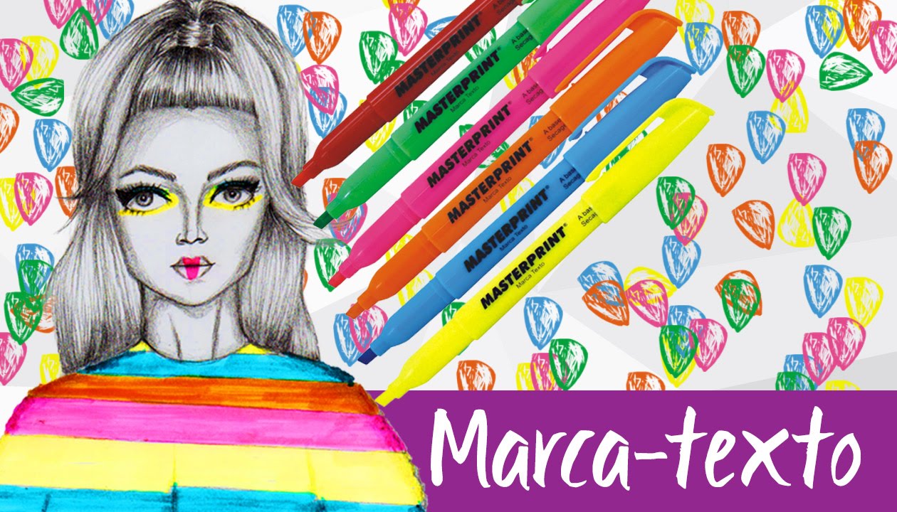 Pintar croqui com marca-texto? (Além do Lápis de Cor ep4)