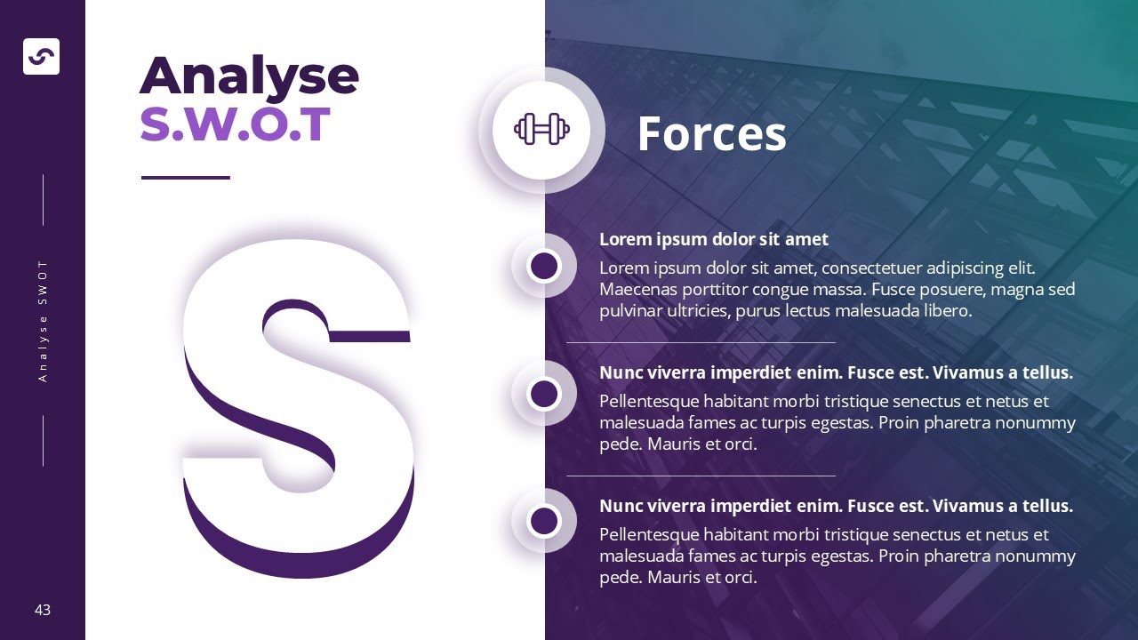 Comment faire une présentation SWOT avec PowerPoint