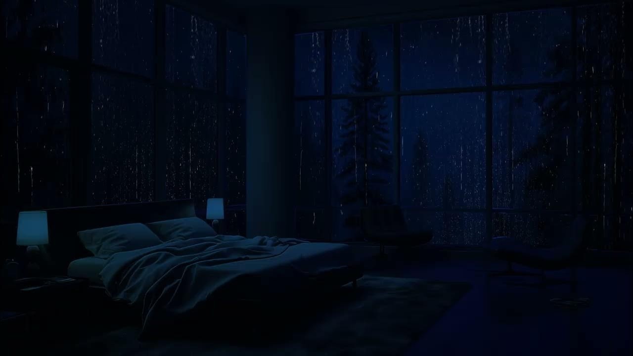 Regen am Fenster 🌧 - Sanft in den Schlaf gleiten mit Regengeräuschen