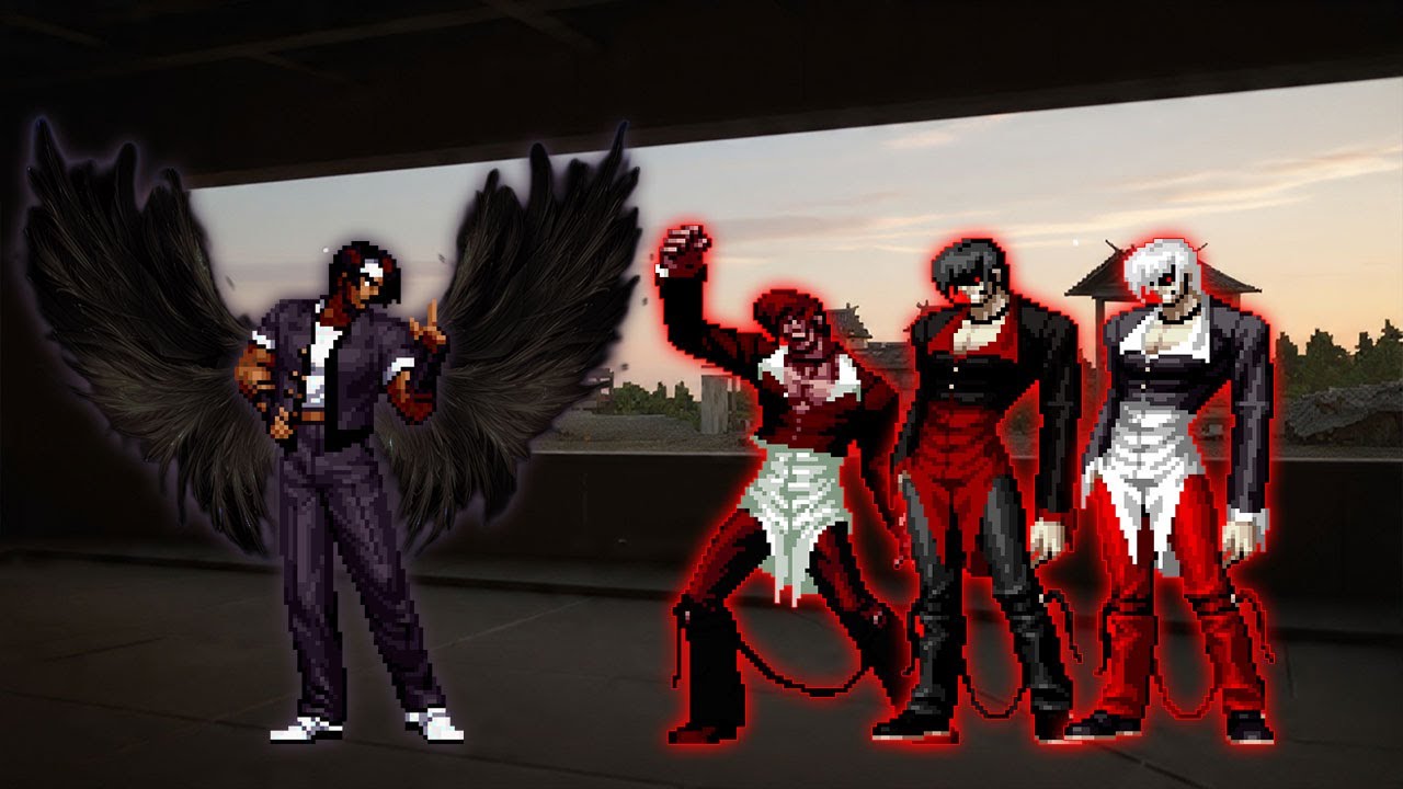[KOF Mugen] Castlevania Kusanagi Vs Red Flame Team