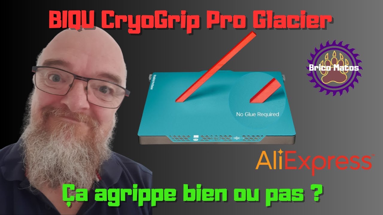 BiQu Cryogrip Pro Glacier, plaque de construction 