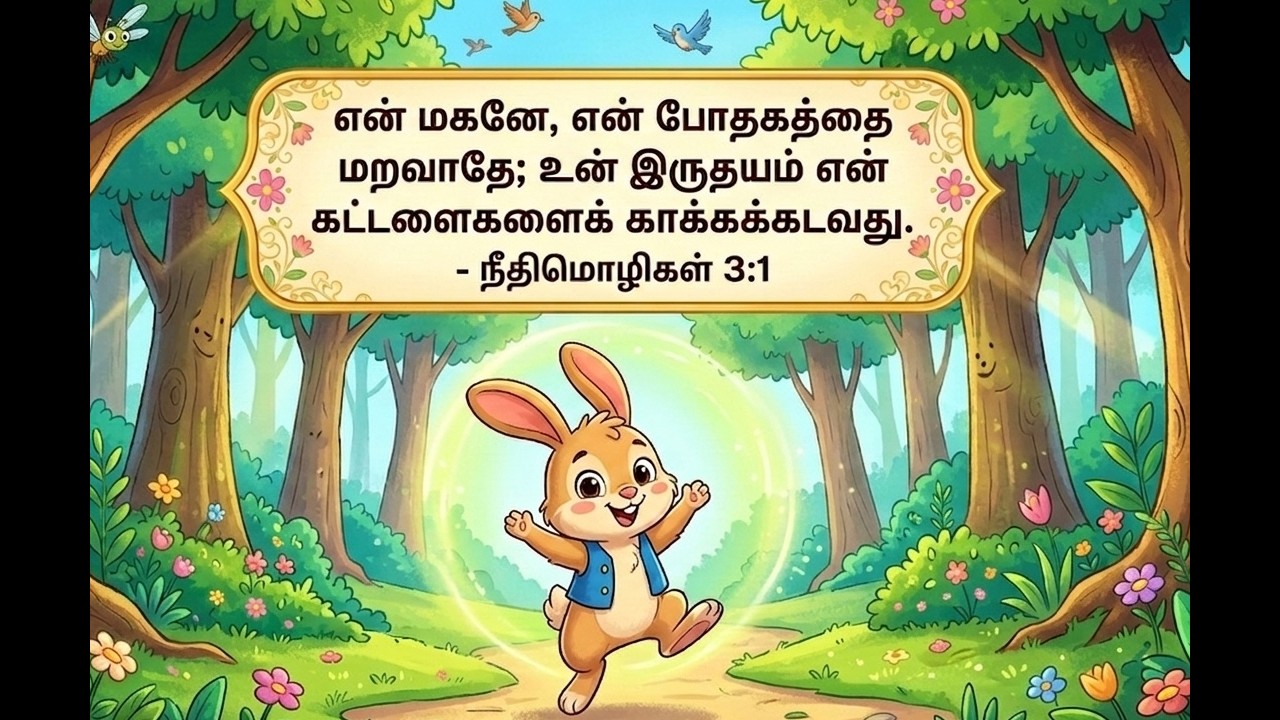 பெரியோர் சொல்லைக் கேளுங்கள்! (Obey Your Elders!)#TamilBibleStory #KidsStory  #trendingshorts