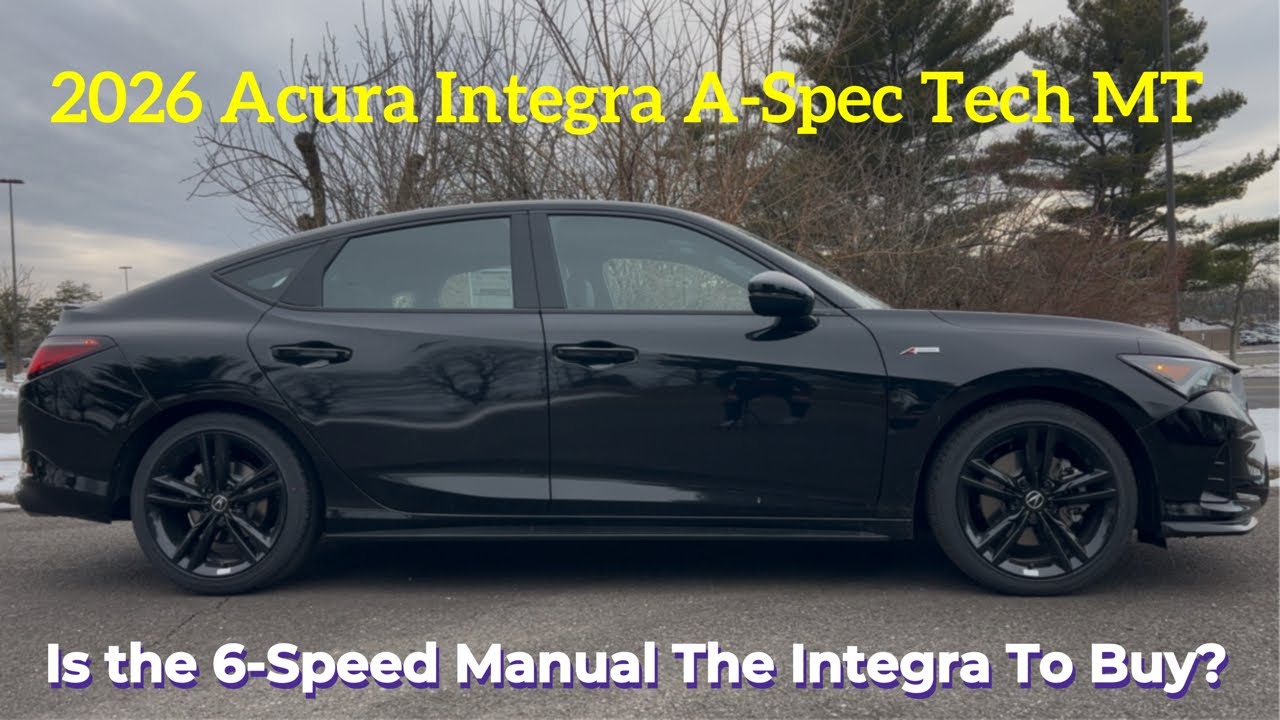 Технические характеристики Acura Integra A-Spec 2026 года: делает ли 6-ступенчатая механическая к...