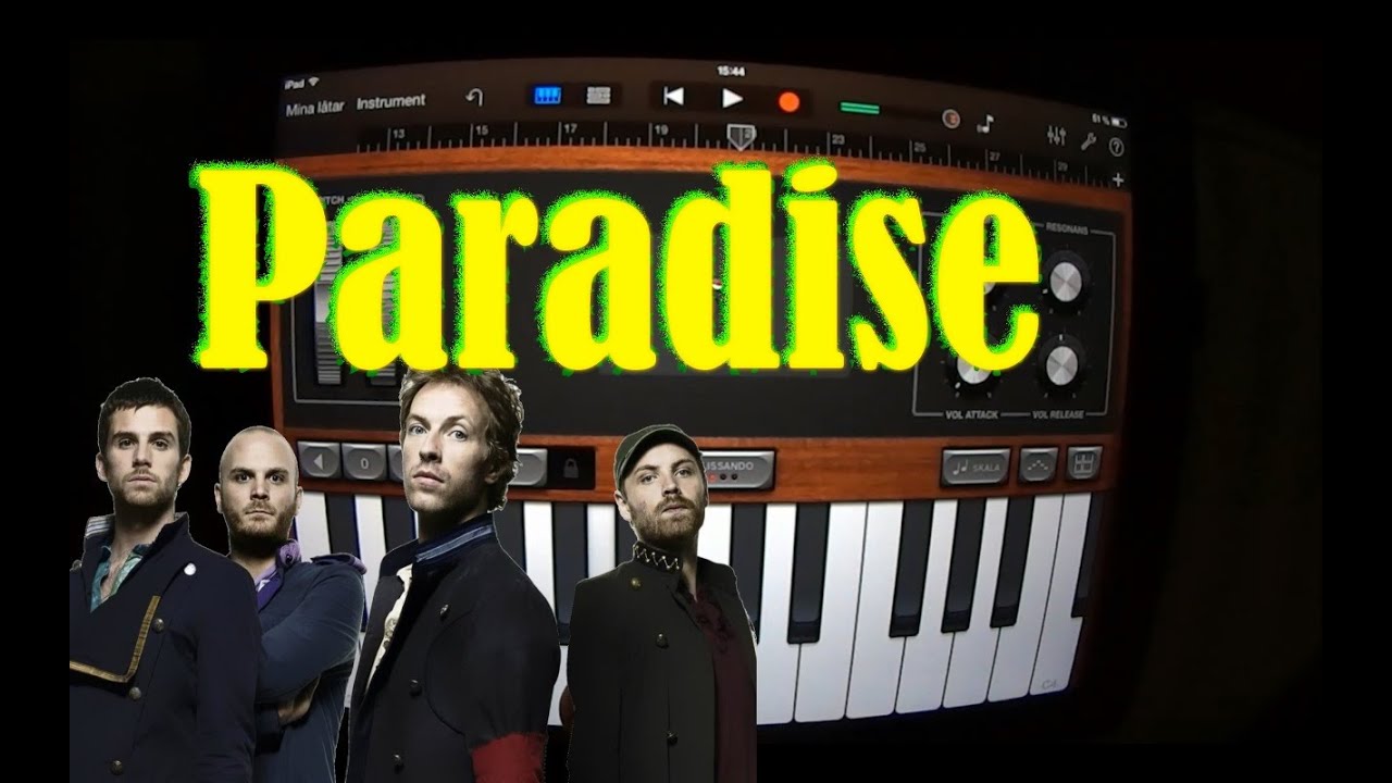 Coldplay - Paradise (GARAGEBAND TUTORIAL)